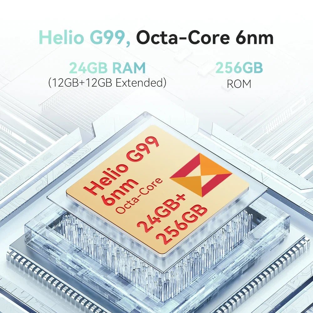 Cubot Hafury Meet, 6.67" 120Hz AMOLED Curved Screen, Smartphone Android, 24GB RAM(12GB+12GB),256GB ROM,Helio G99,Octa-core,100MP - Agenda365.com