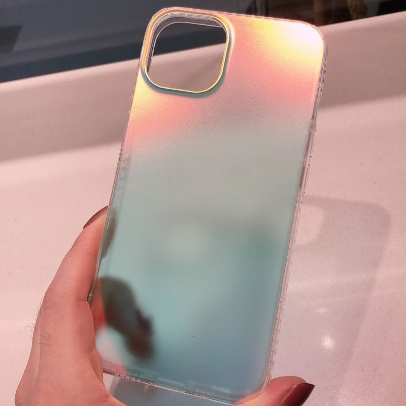 Luxury Rainbow Laser Aurora iPhone Case - Agenda365.com