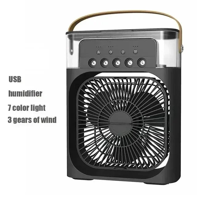 Kualool 3-In-1 Air Cooler Humidifier Portable Night Light - Agenda365.com