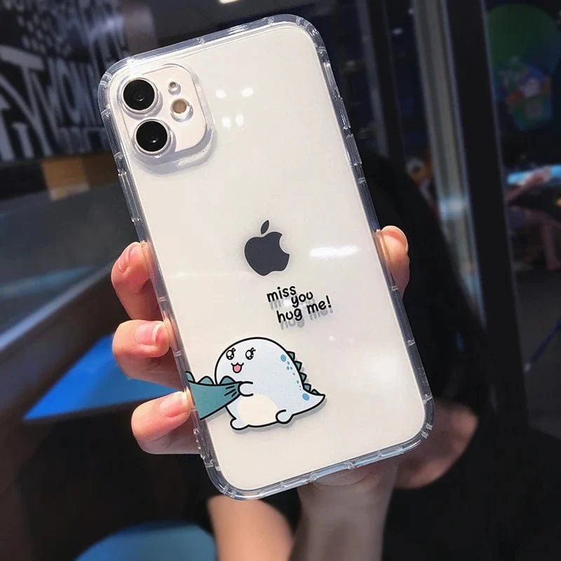 Cute Cartoon Dinosaur iPhone Case - Agenda365.com
