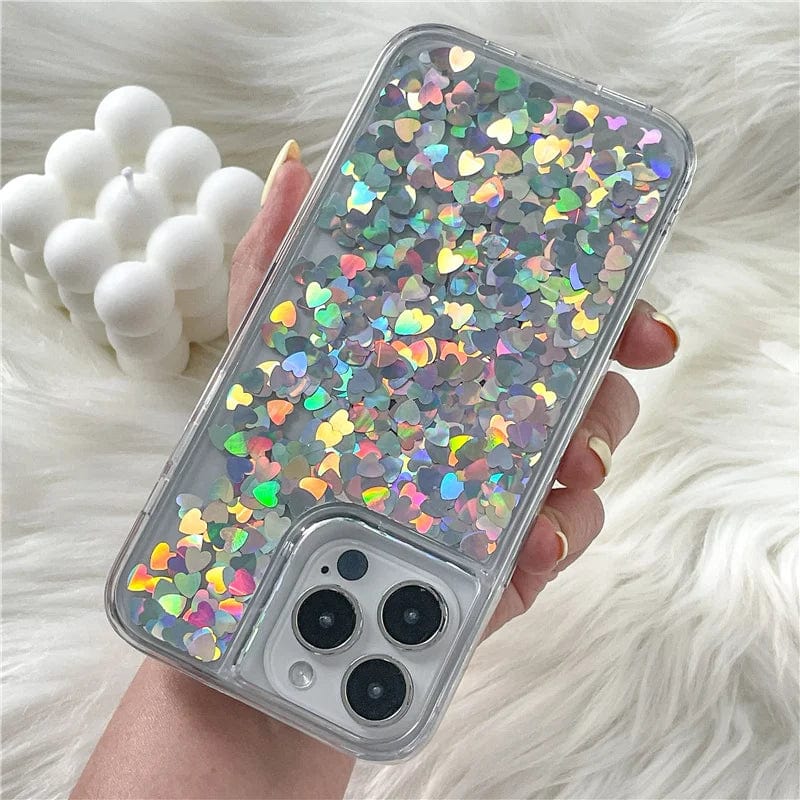 Heart Falling Rain iPhone Case - Agenda365.com