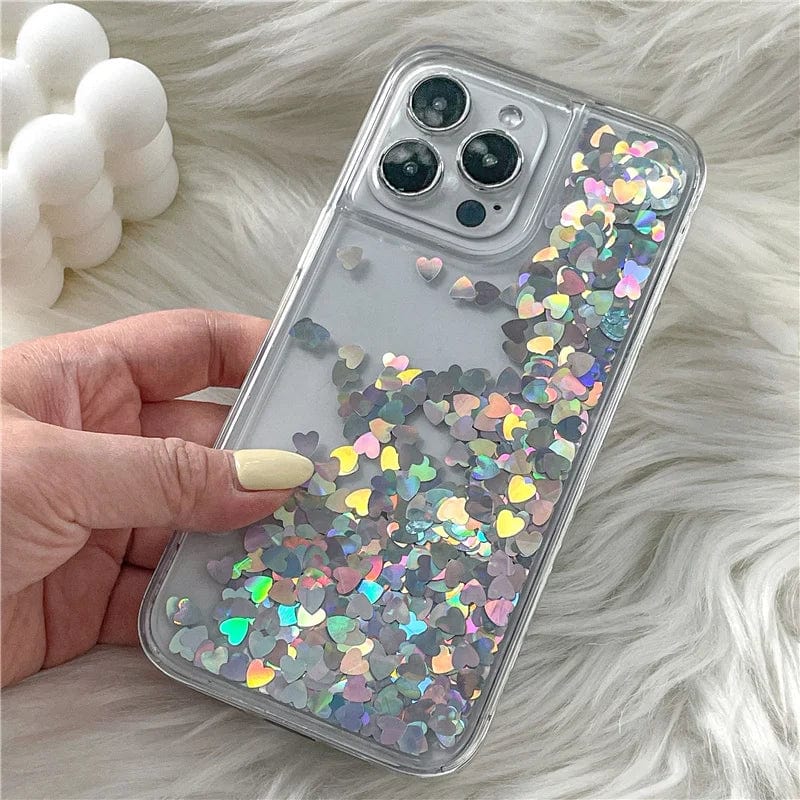 Heart Falling Rain iPhone Case - Agenda365.com