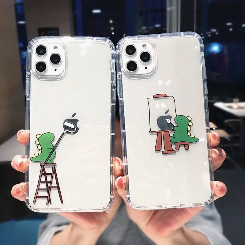 Cute Cartoon Dinosaur iPhone Case - Agenda365.com