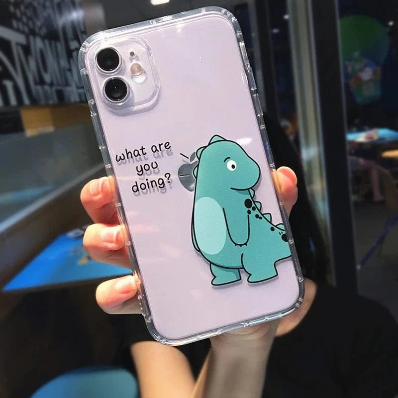 Cute Cartoon Dinosaur iPhone Case - Agenda365.com