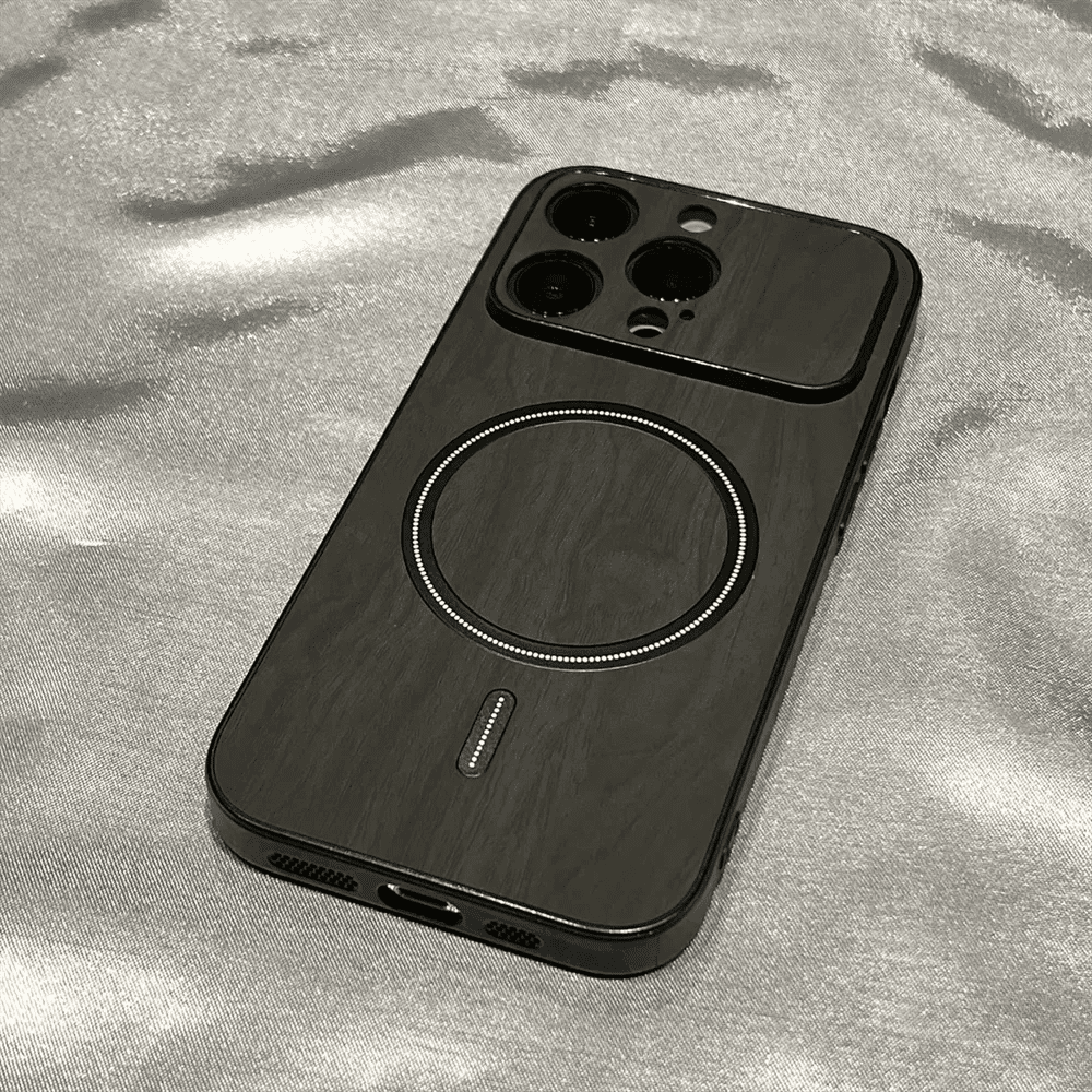 Luxury Wood Grain Magsafe Shockproof iPhone Case - Agenda365.com