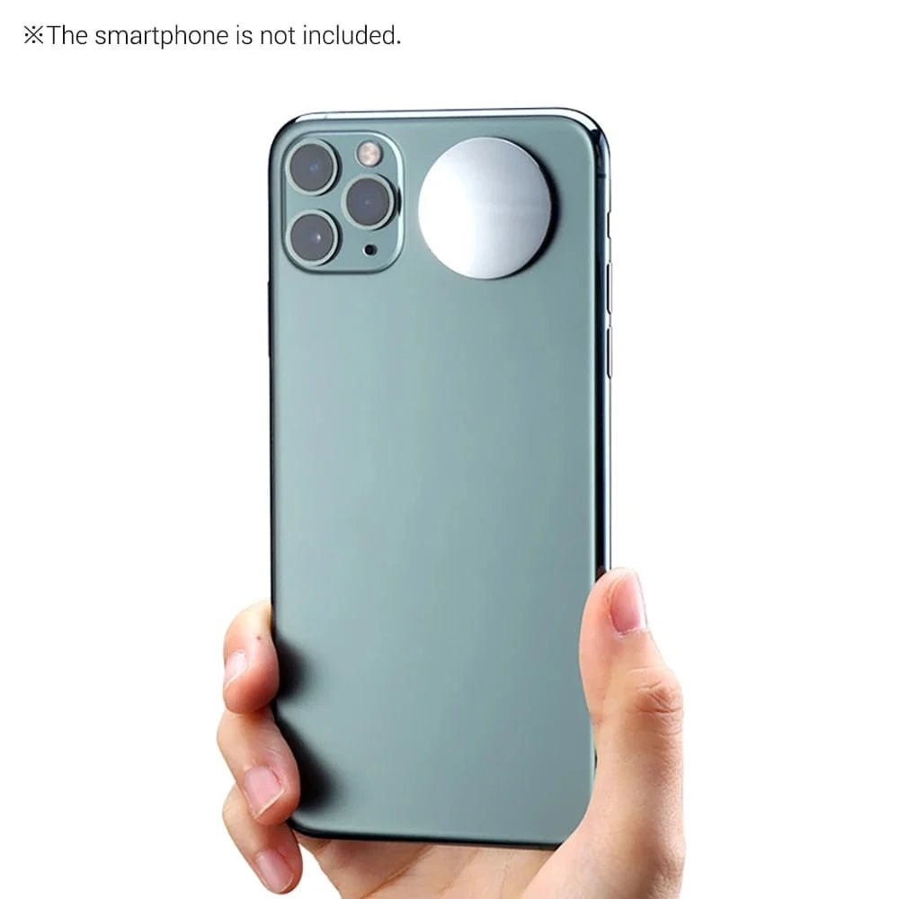 Compact Round Mirror for Smartphone Selfies and Vlogging - Agenda365.com