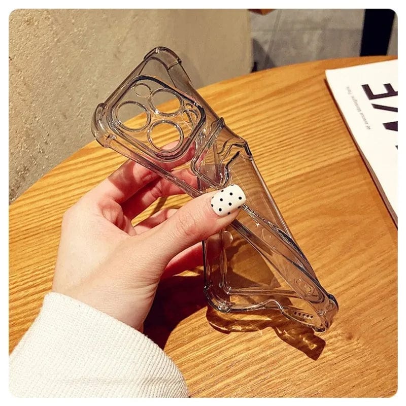 Transparent Card Slot Bag Holder iPhone Case - Agenda365.com