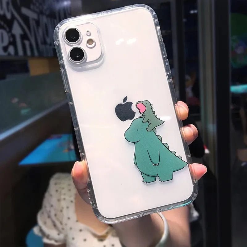 Cute Cartoon Dinosaur iPhone Case - Agenda365.com