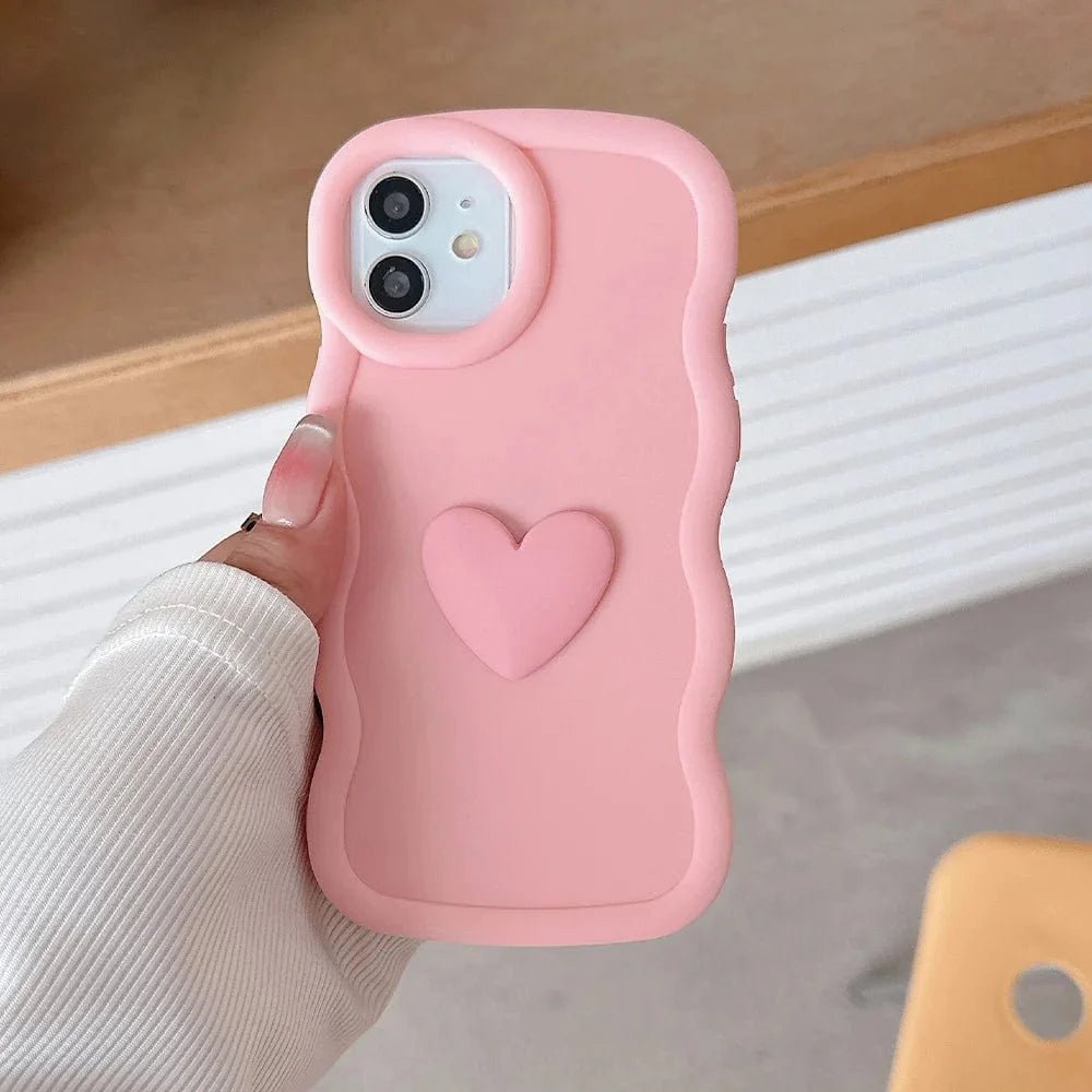 3D Love Heart Wave iPhone Case - Agenda365.com