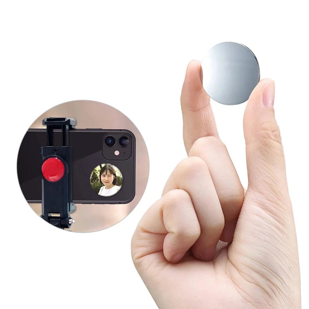 Compact Round Mirror for Smartphone Selfies and Vlogging - Agenda365.com