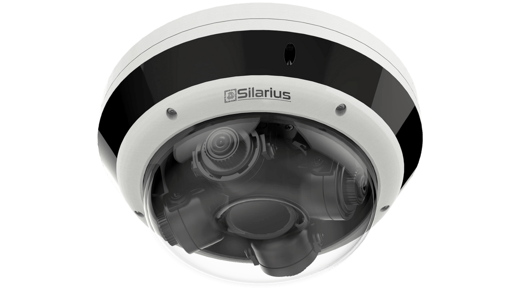 Silarius Pro Series SIL-MSD16MP288 16MP Outdoor Multisensor Network Dome Camera with Four 2.8-8mm Lenses & Night Vision (NDAA Compliant) - Agenda365.com