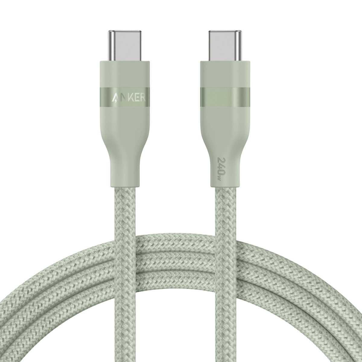 Anker USB-C to USB-C Cable (3 ft / 6 ft, 240W, Upcycled-Braided) - Agenda365.com