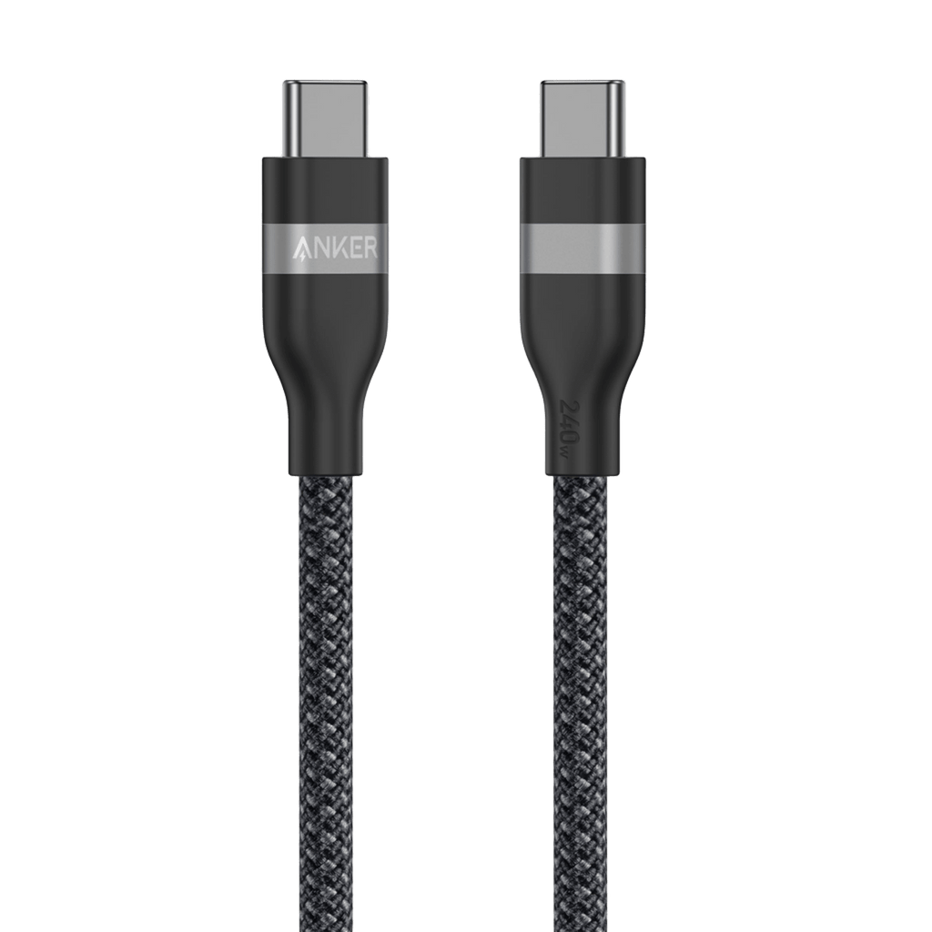 Anker USB-C to USB-C Cable (3 ft / 6 ft, 240W, Upcycled-Braided) - Agenda365.com