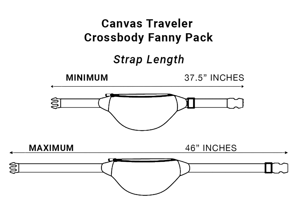 SYB Cross Body Fanny Pack - Canvas Traveler - Agenda365.com