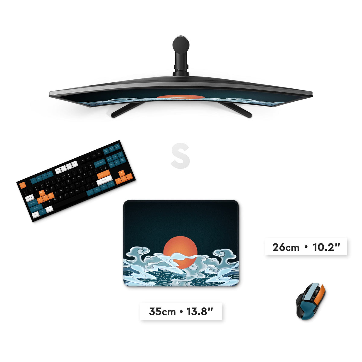 S Custom Print Mousepad (13.8″x10.2″) - Agenda365.com