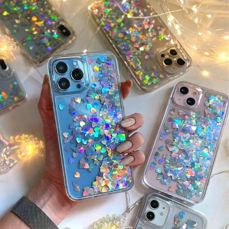Heart Falling Rain iPhone Case - Agenda365.com