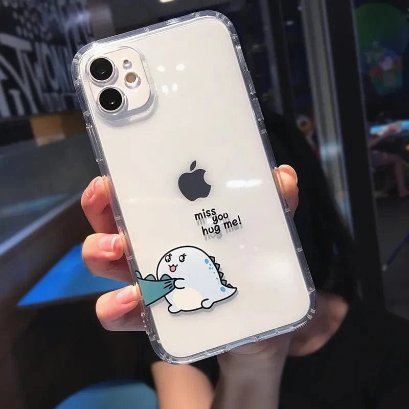 Cute Cartoon Dinosaur iPhone Case - Agenda365.com