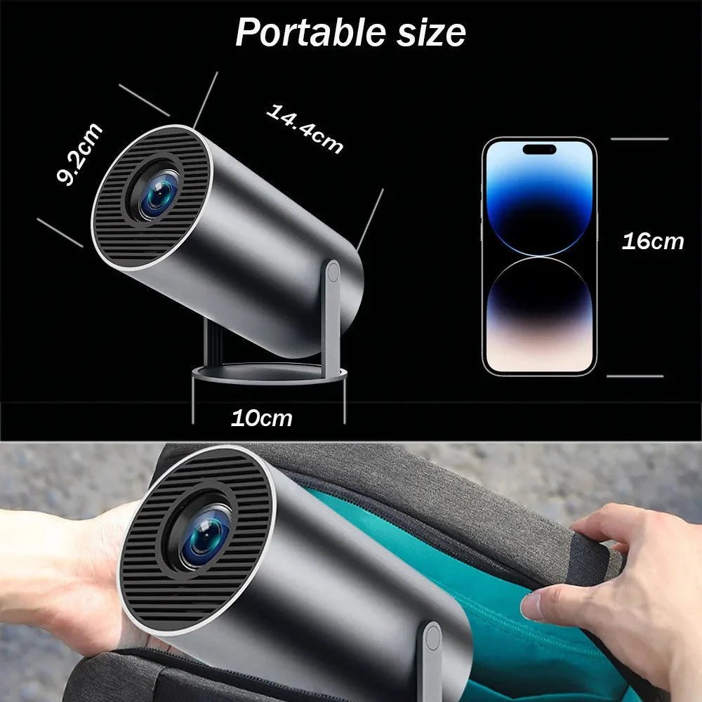 Portable 4K Projector - Home Cinema Outdoor Projetor - Agenda365.com