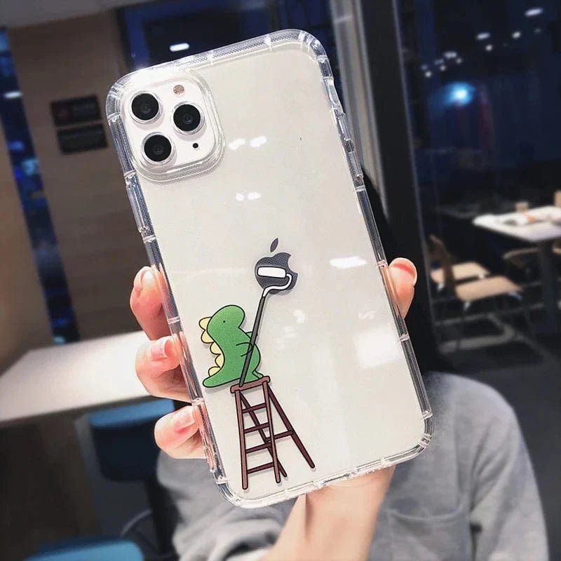 Cute Cartoon Dinosaur iPhone Case - Agenda365.com