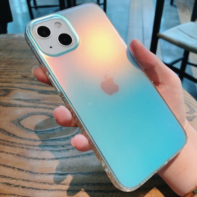 Luxury Rainbow Laser Aurora iPhone Case - Agenda365.com