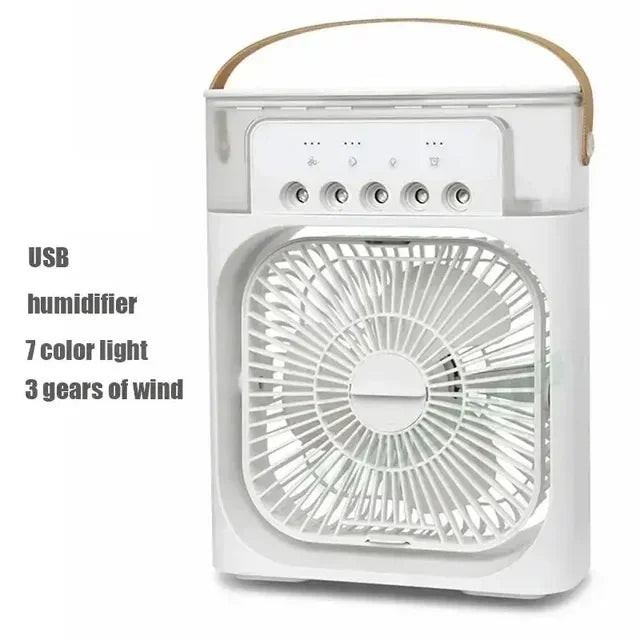 Kualool 3-In-1 Air Cooler Humidifier Portable Night Light - Agenda365.com