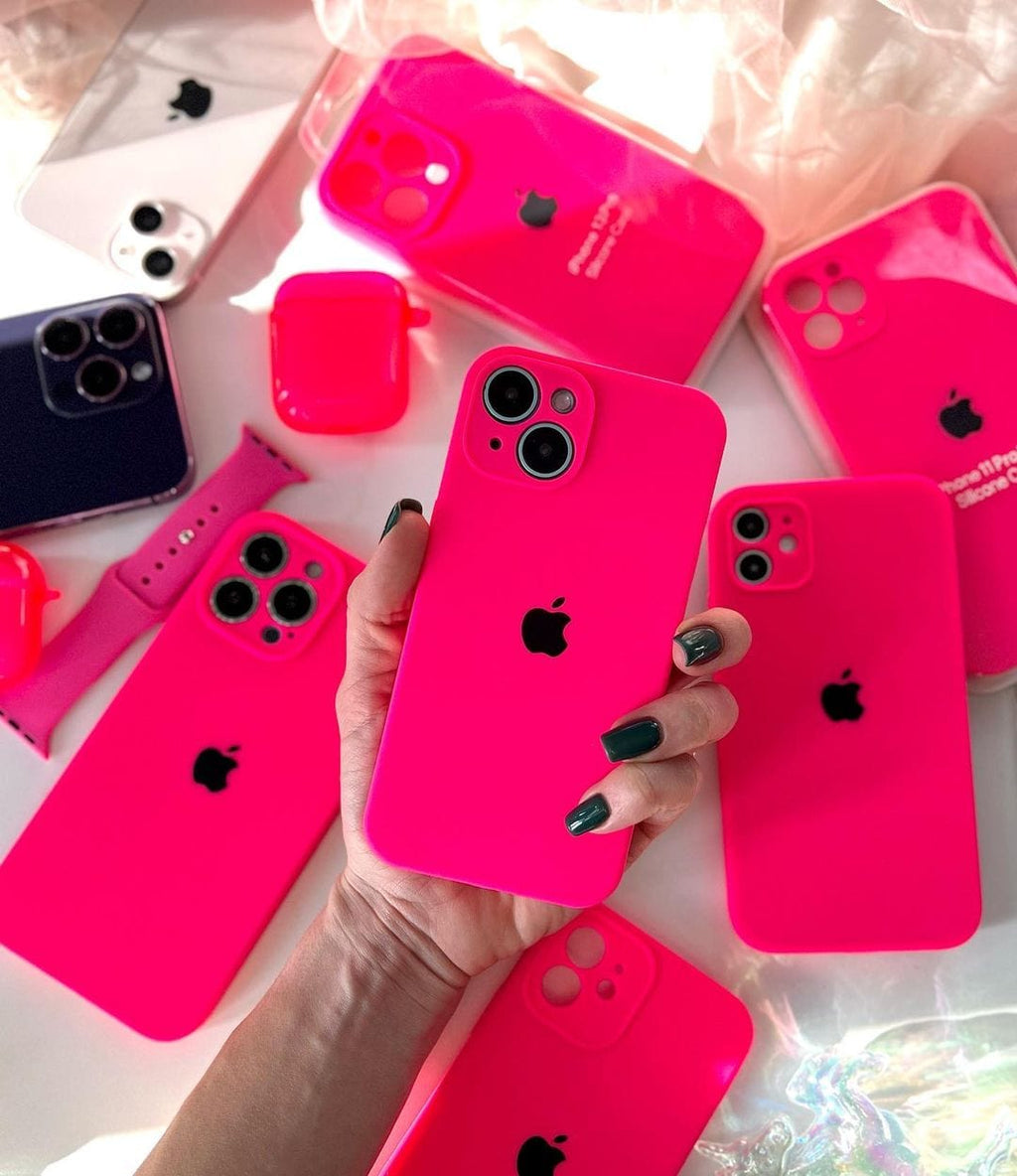 iPhone Camera Protection Silicone Case (Firefry Rose) - Agenda365.com