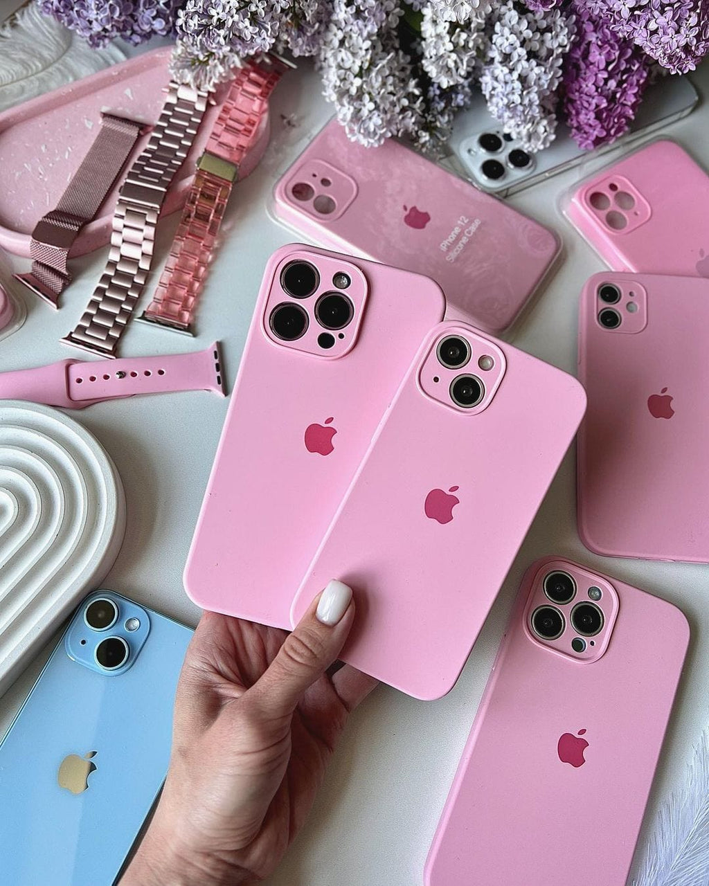 iPhone Camera Protection Silicone Case (Candy Pink) - Agenda365.com