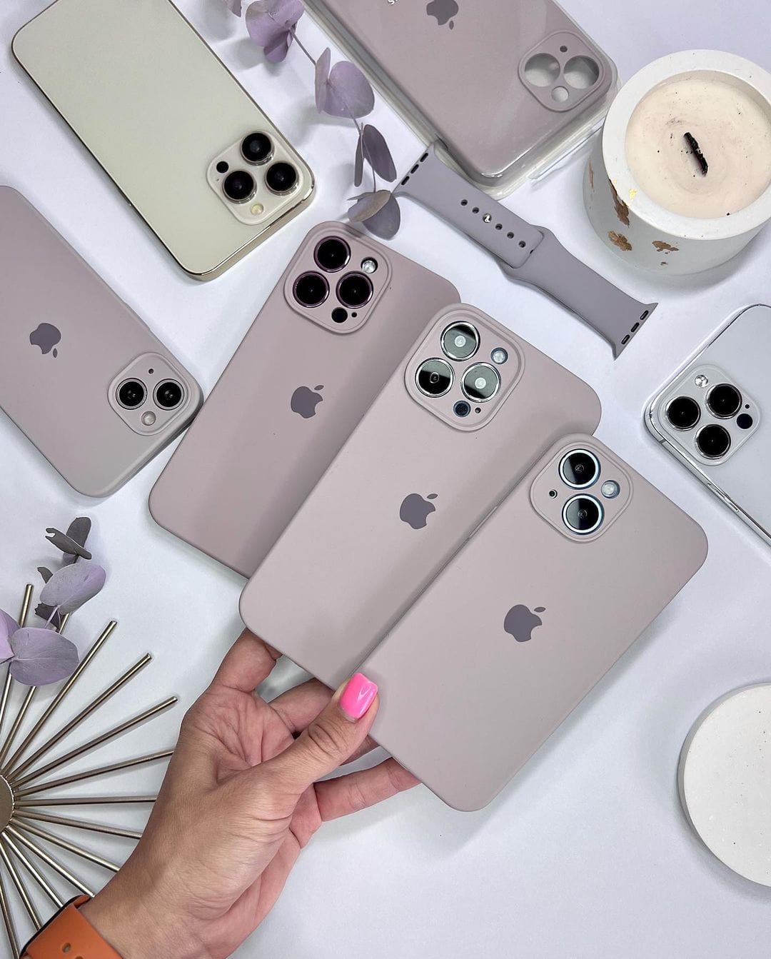 iPhone Camera Protection Silicone Case (Lavender) - Agenda365.com