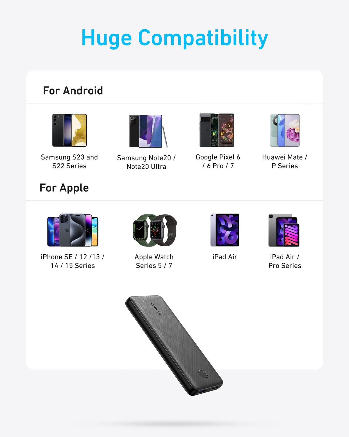 Anker <b>313</b> Power Bank (PowerCore 10K) - Agenda365.com