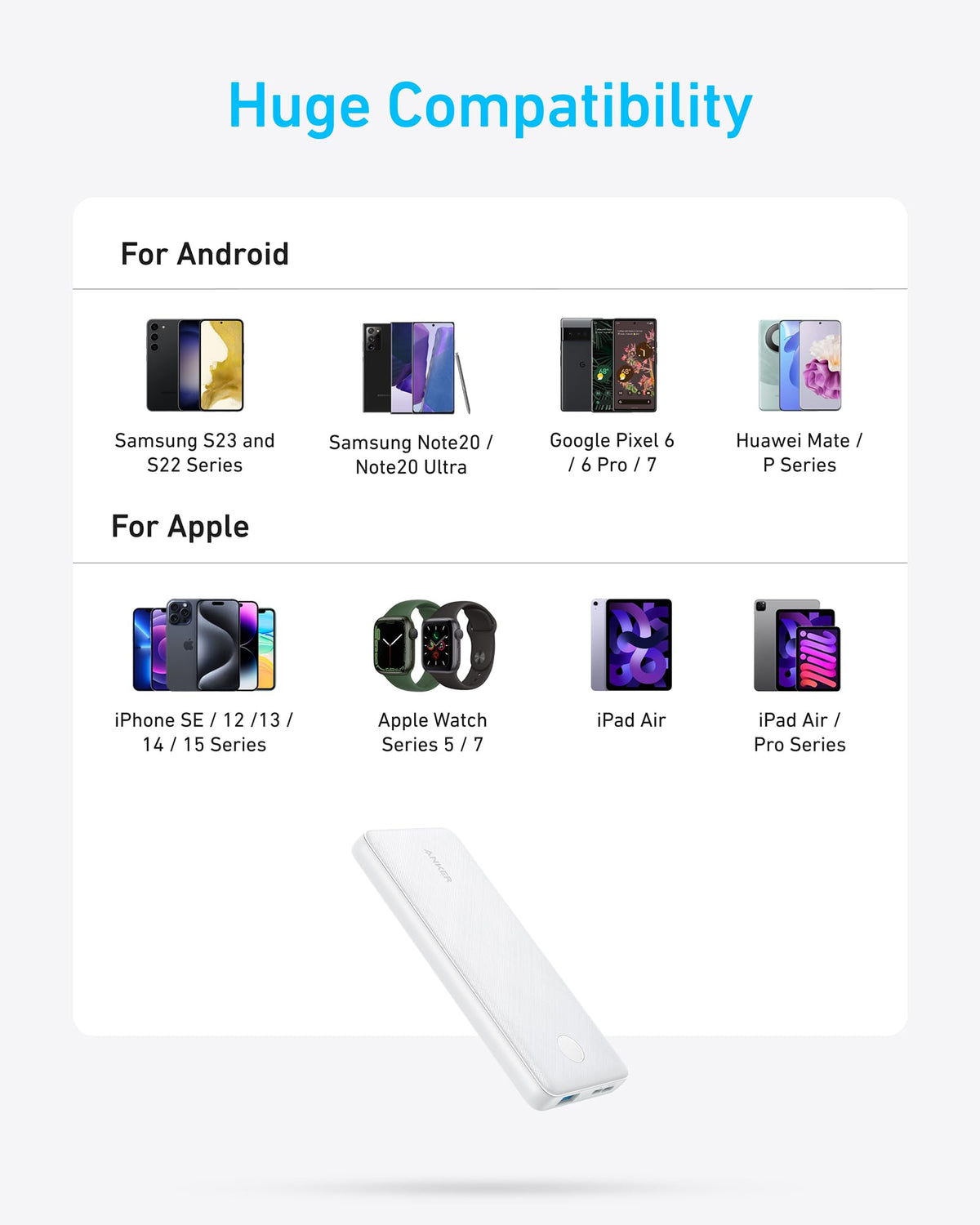 Anker <b>313</b> Power Bank (PowerCore 10K) - Agenda365.com