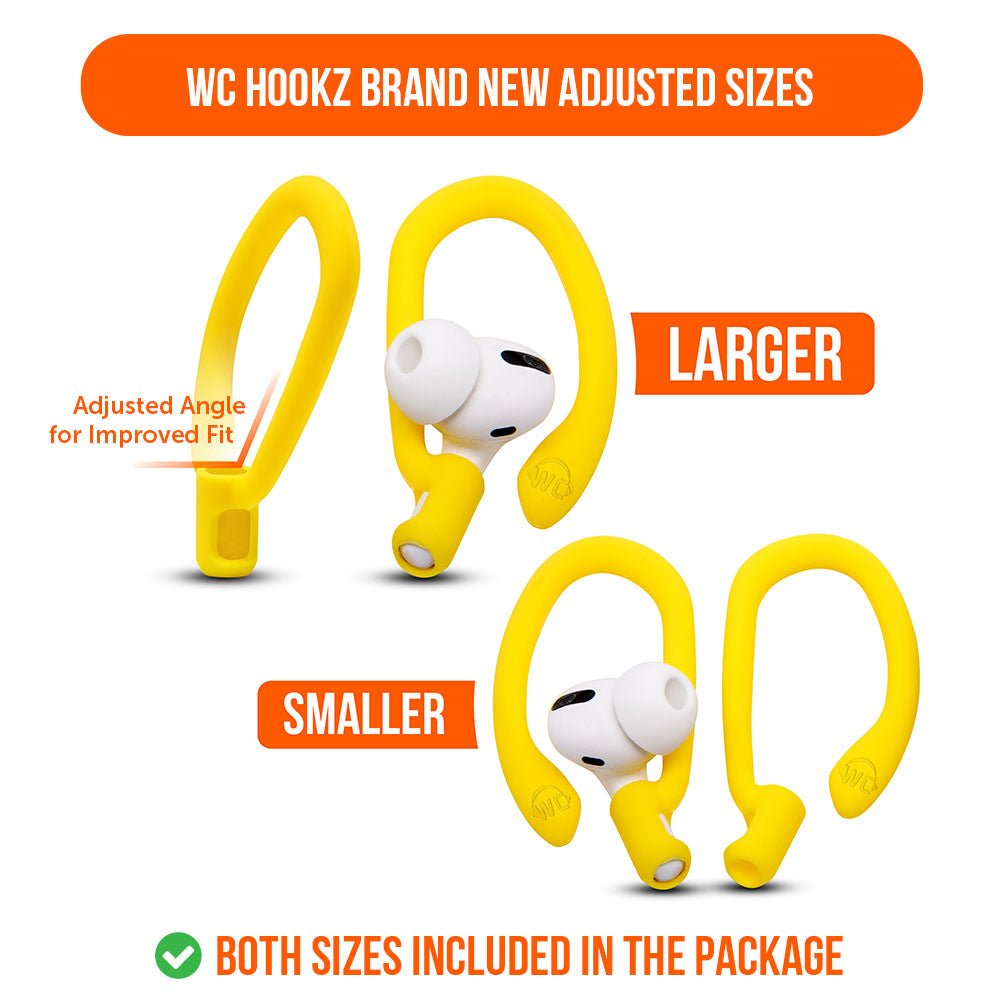 WC HookZ - Over Ear Hooks for Airpods Pro 1, 2 & Airpods 1, 2, 3 - Agenda365.com