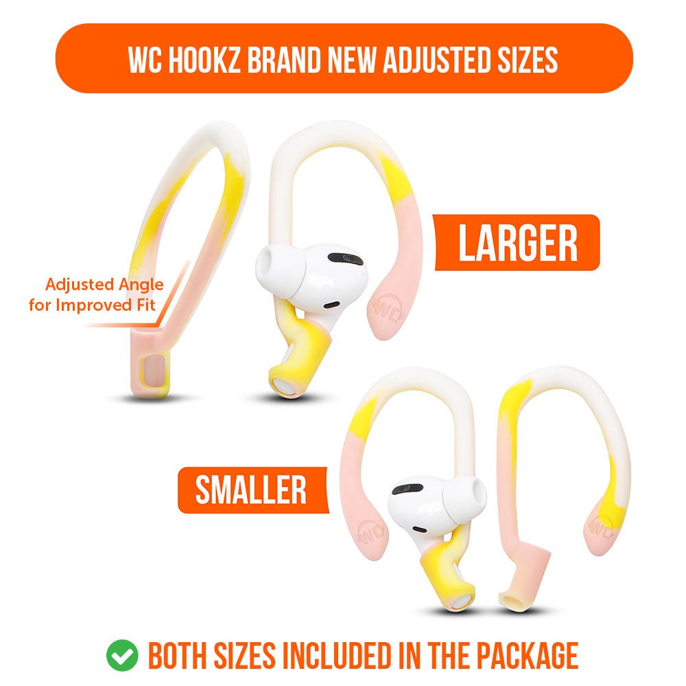WC HookZ - Over Ear Hooks for Airpods Pro 1, 2 & Airpods 1, 2, 3 - Agenda365.com