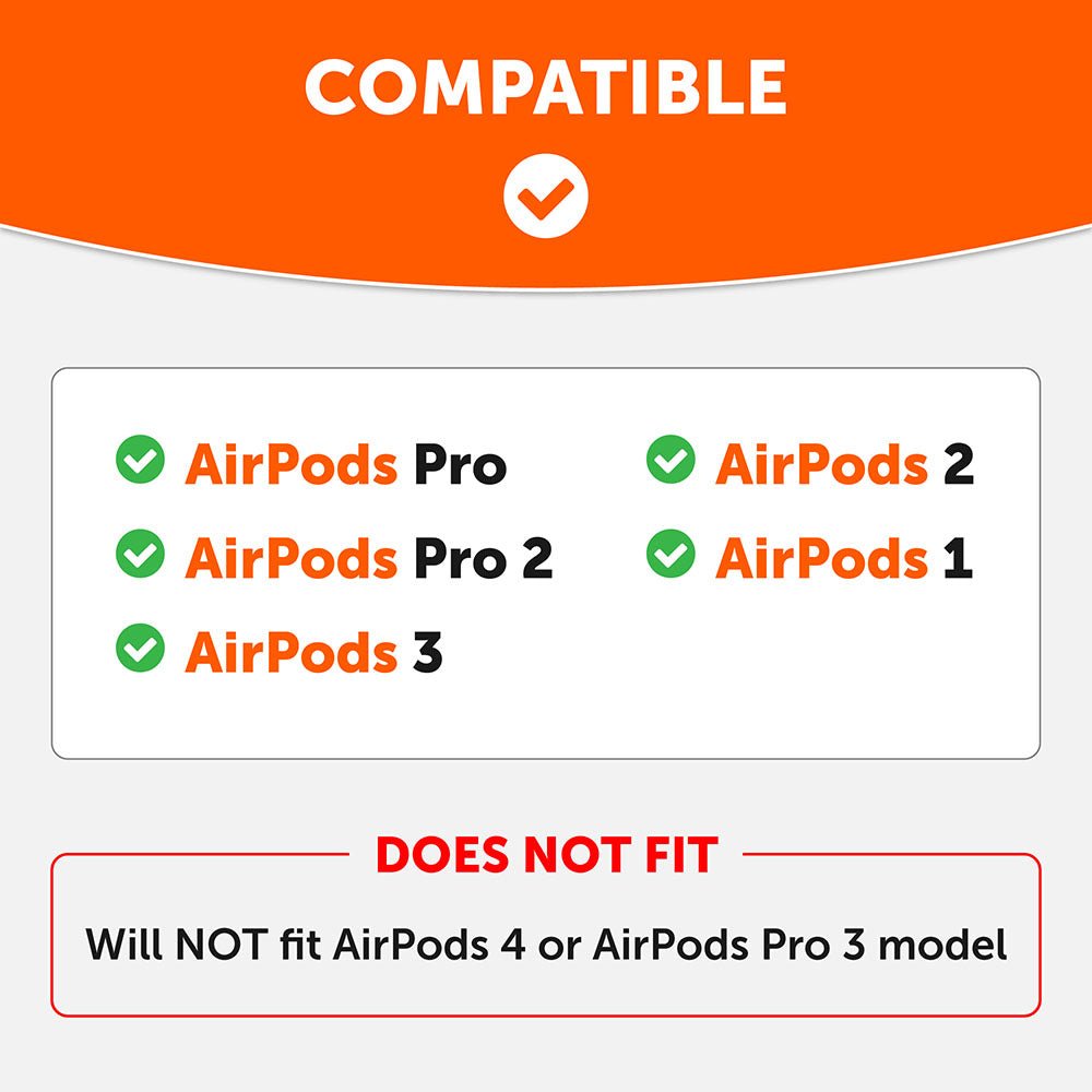 WC HookZ - Over Ear Hooks for Airpods Pro 1, 2 & Airpods 1, 2, 3 - Agenda365.com