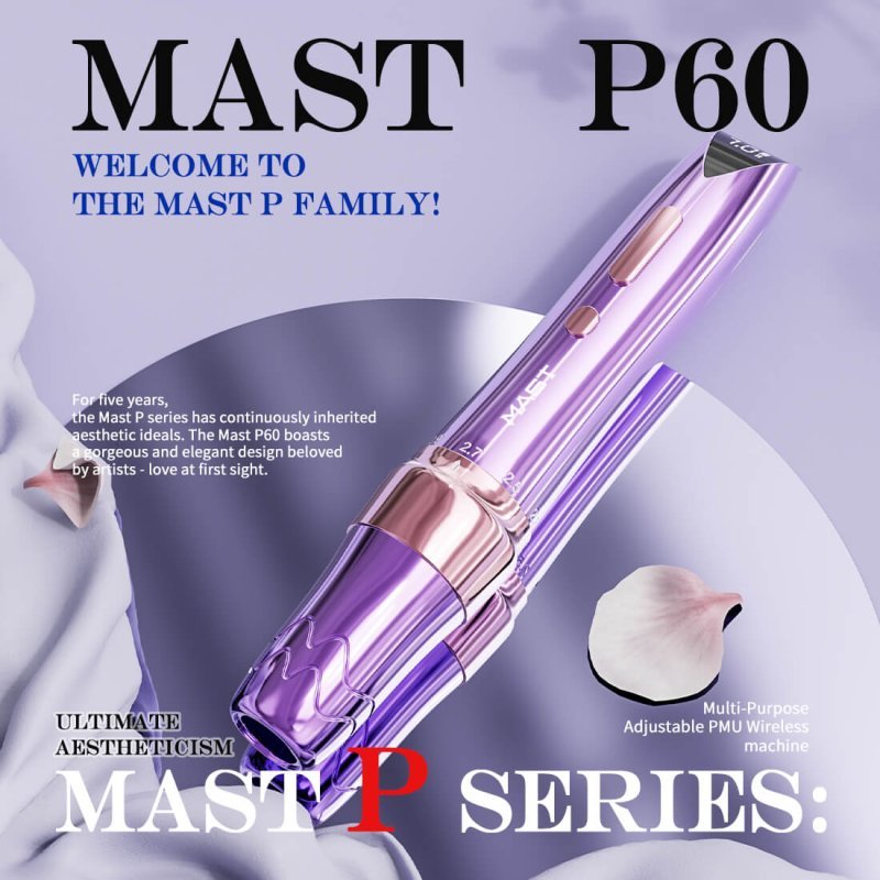 Dragonhawk Wireless Tattoo Pen Machine With 2.2MM-3.2MM Adjustable Strokes Permanent Makeup | Mast P60 - Agenda365.com