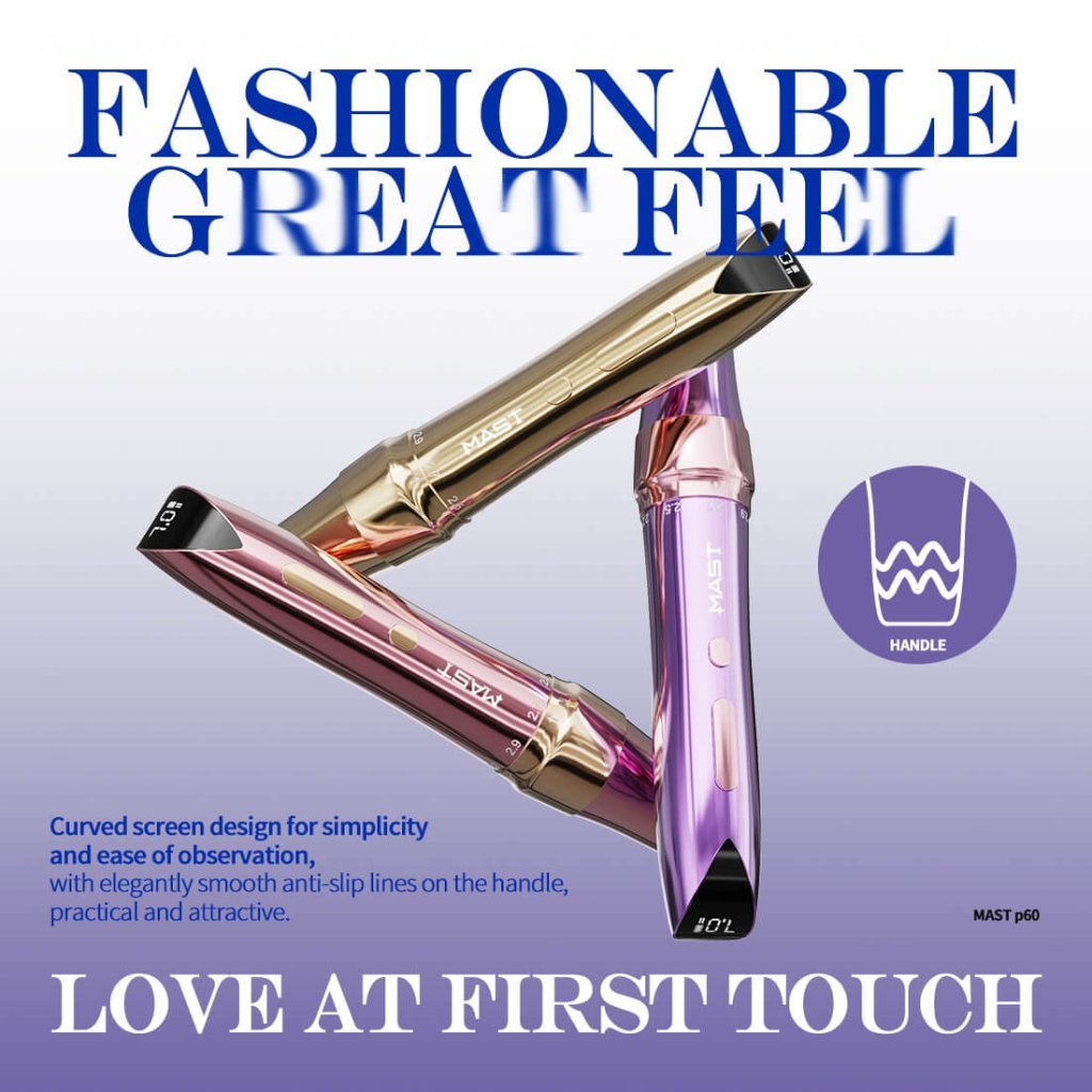 Dragonhawk Wireless Tattoo Pen Machine With 2.2MM-3.2MM Adjustable Strokes Permanent Makeup | Mast P60 (With RCA adapter) - Agenda365.com