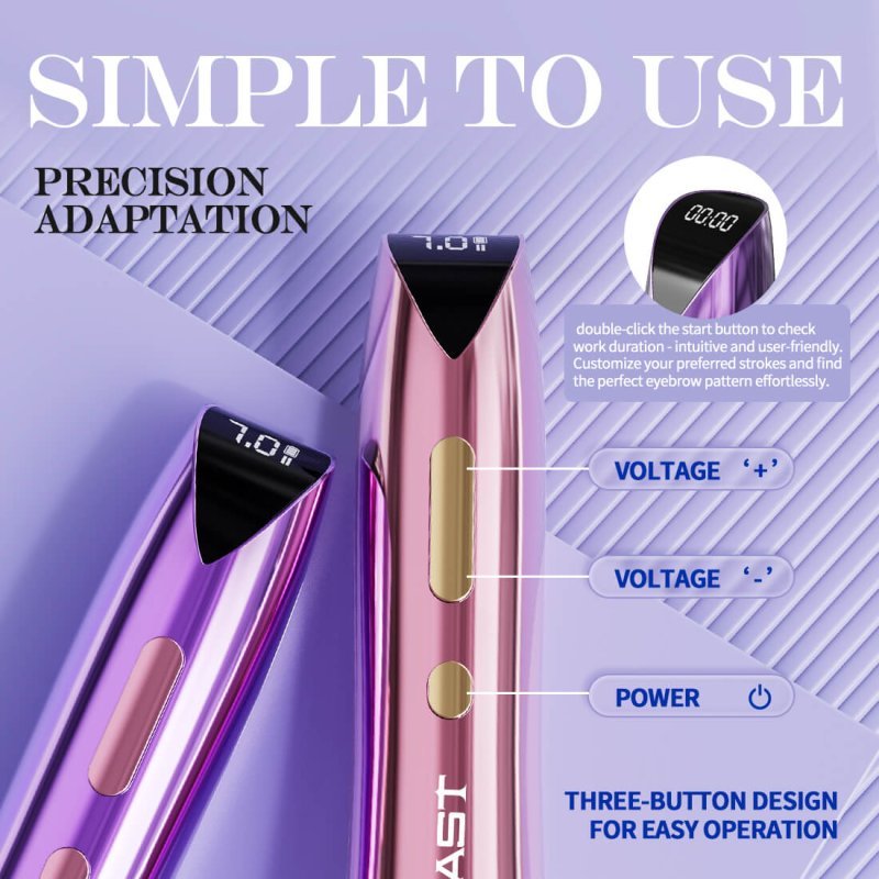Dragonhawk Wireless Tattoo Pen Machine With 2.2MM-3.2MM Adjustable Strokes Permanent Makeup | Mast P60 - Agenda365.com