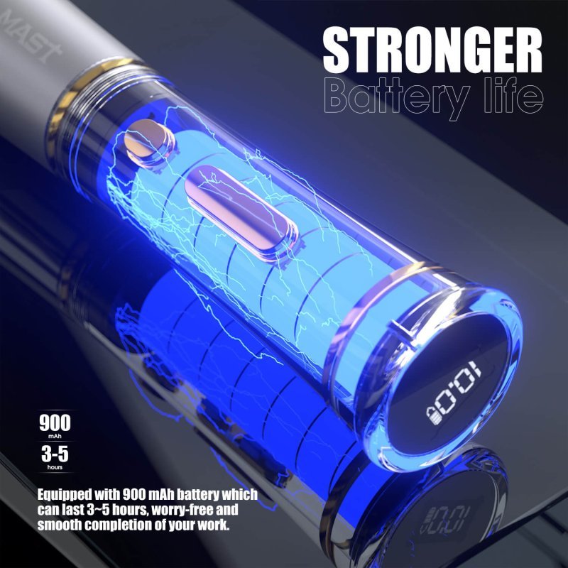 Dragonhawk Wireless Tattoo Pen Machine with 2.5MM Stroke Permanent makeup | Mast P40 - Agenda365.com