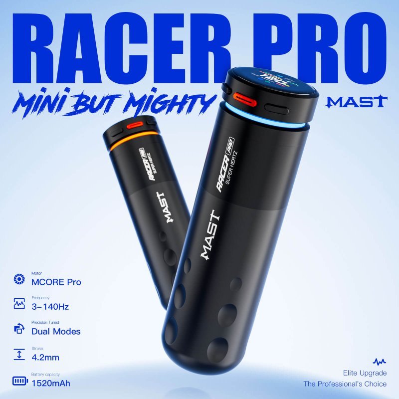 Dragonhawk Wireless Tattoo Pen Machine 4.2MM Strokes Length | Mast Racer Pro - Agenda365.com