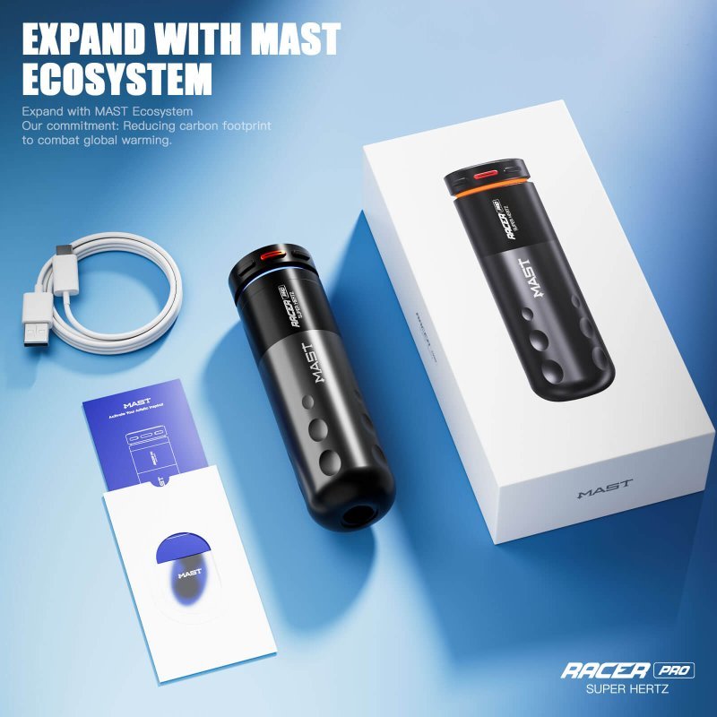 Dragonhawk Wireless Tattoo Pen Machine 4.2MM Strokes Length | Mast Racer Pro - Agenda365.com