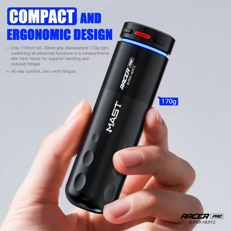 Dragonhawk Wireless Tattoo Pen Machine 4.2MM Strokes Length | Mast Racer Pro - Agenda365.com
