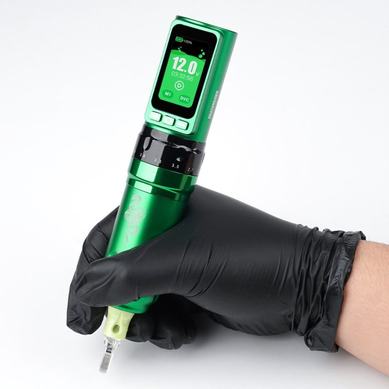 Tattoo Kit | Dragonhawk Fold Pro Year of Snake Edition Tattoo Machine Pen Wireless Professional Bundle - Agenda365.com