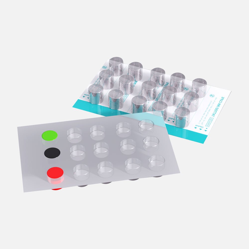 Tattoo Ink Cups-EO sterilization-24pcs-15cups/1pcs - Agenda365.com