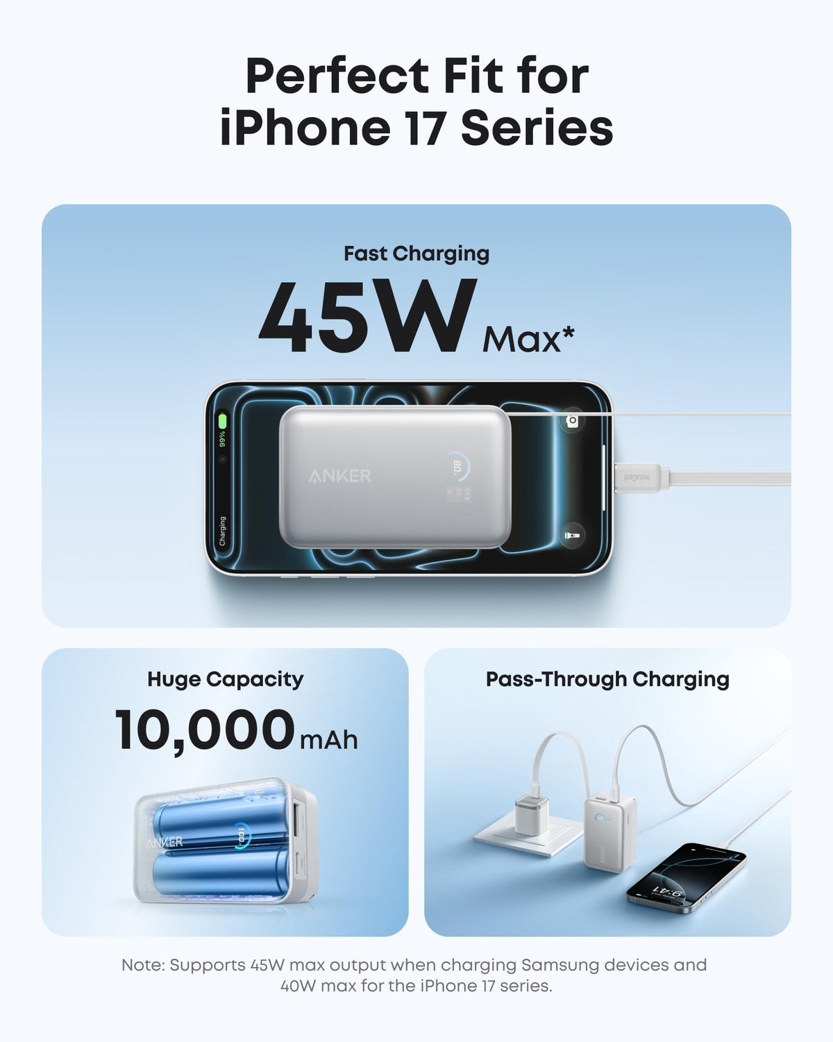 Anker Nano Power Bank (10K, 45W, Built-In Retractable USB-C Cable) - Agenda365.com