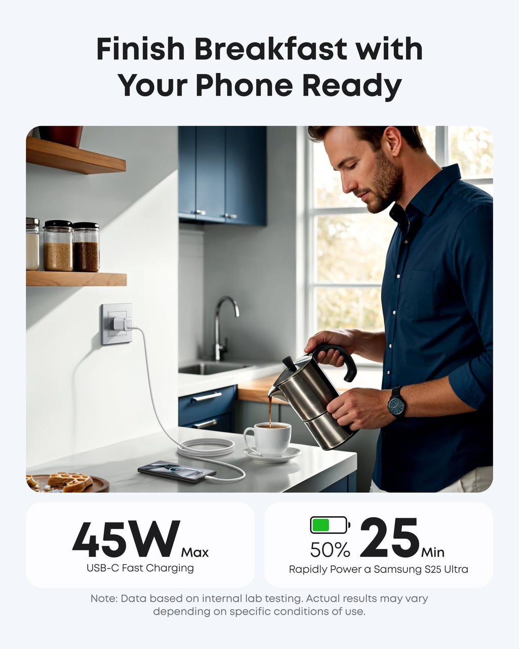Anker Nano Charger (45W) with USB-C to USB-C Cable - Agenda365.com