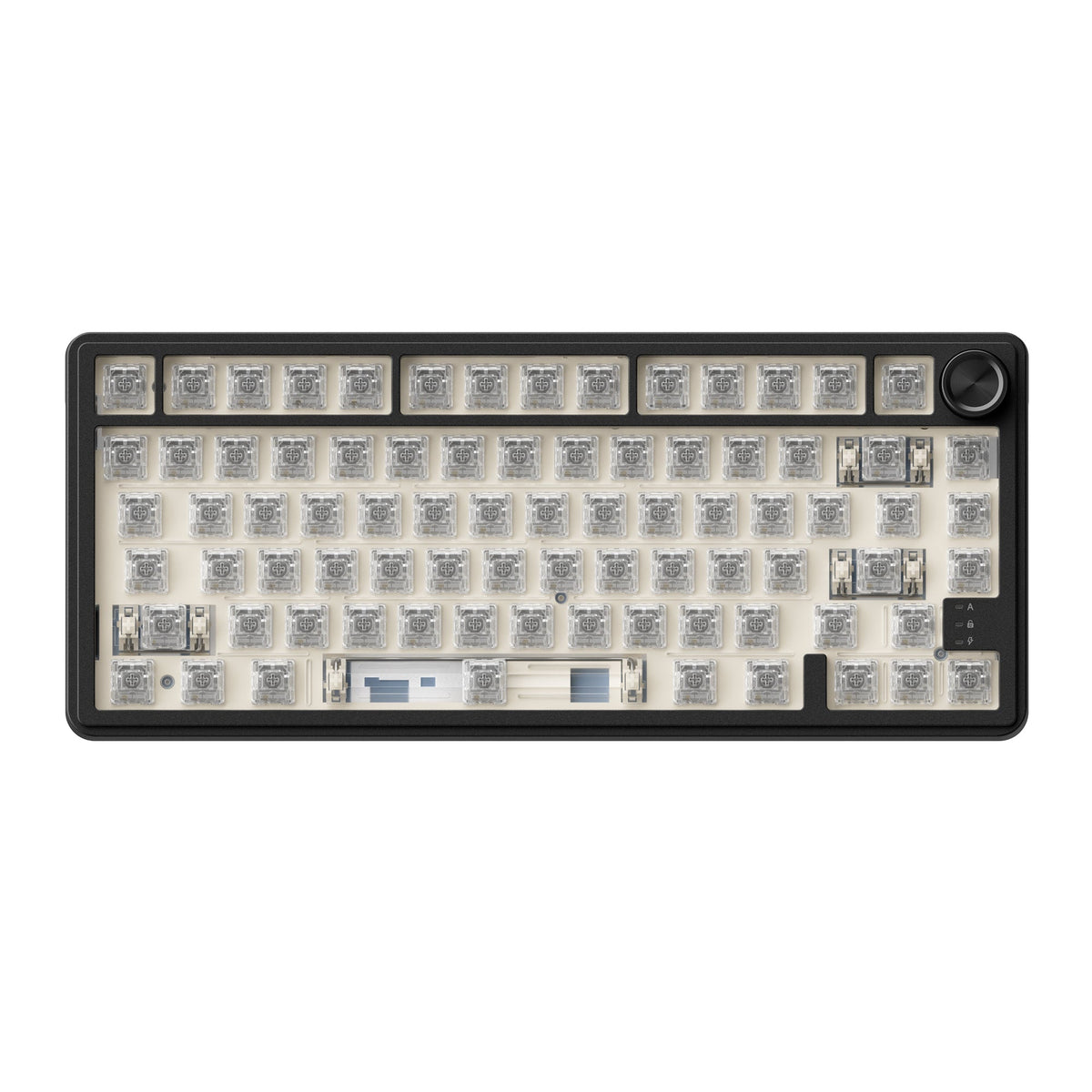 XVX M75 Lumina 75% Tri-Mode RGB Mechanical Keyboard with Knob - Agenda365.com
