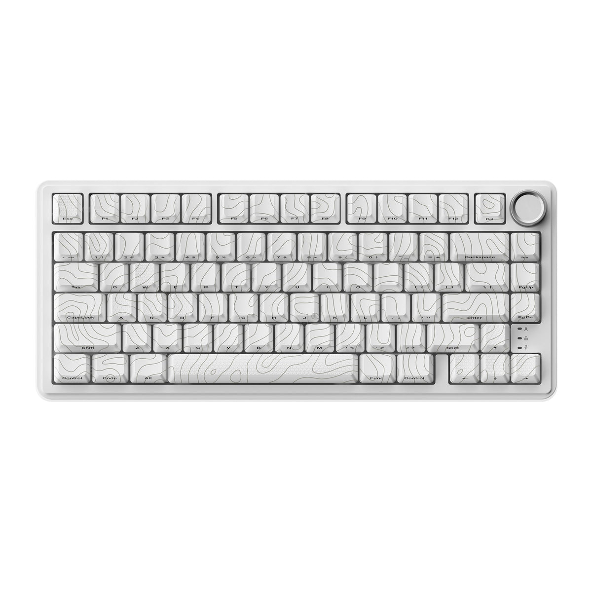XVX M75 Lumina 75% Tri-Mode RGB Mechanical Keyboard with Knob - Agenda365.com