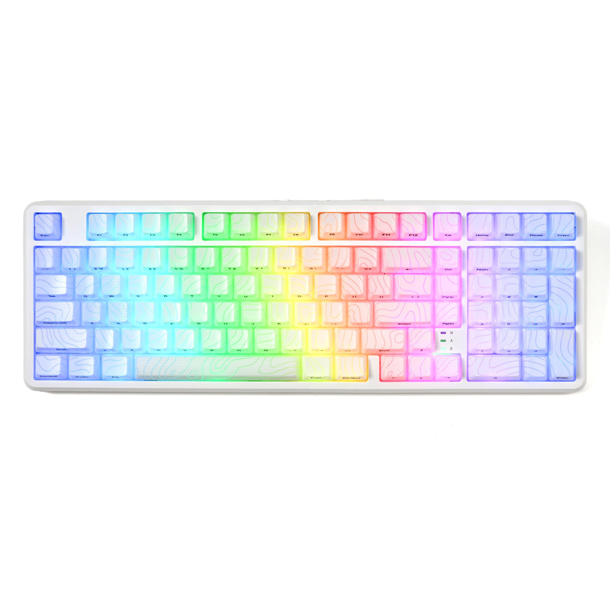 XVX M98 Lumina 96% Wireless RGB Gasket Mechanical Keyboard - Agenda365.com