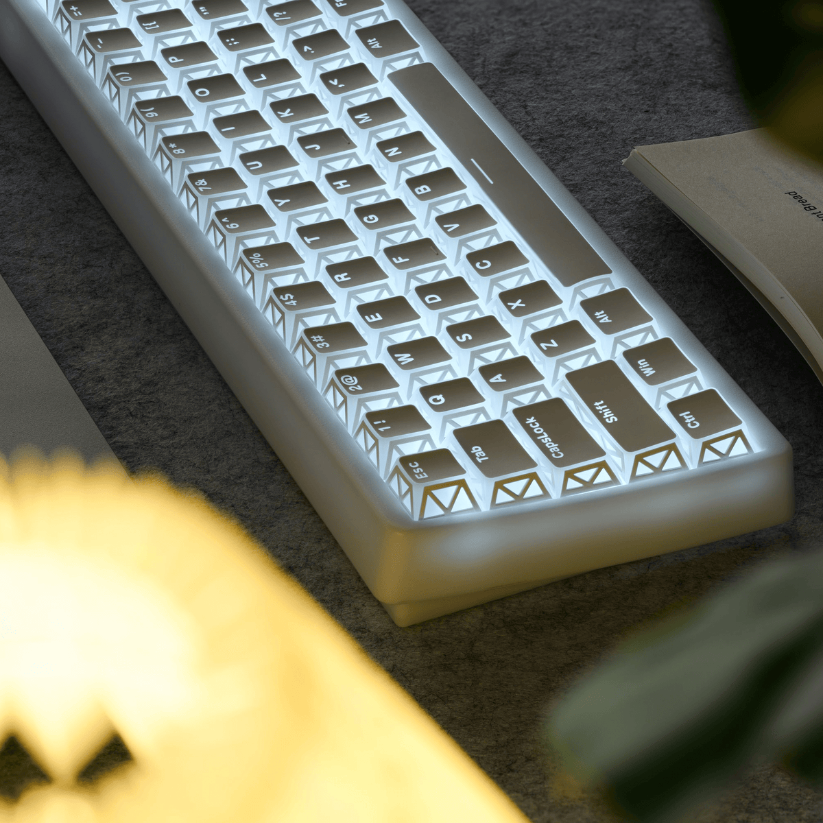 XVX PRISM Refraction Shine-Through Cherry Profile 130-Key PBT Keycap Set - Agenda365.com