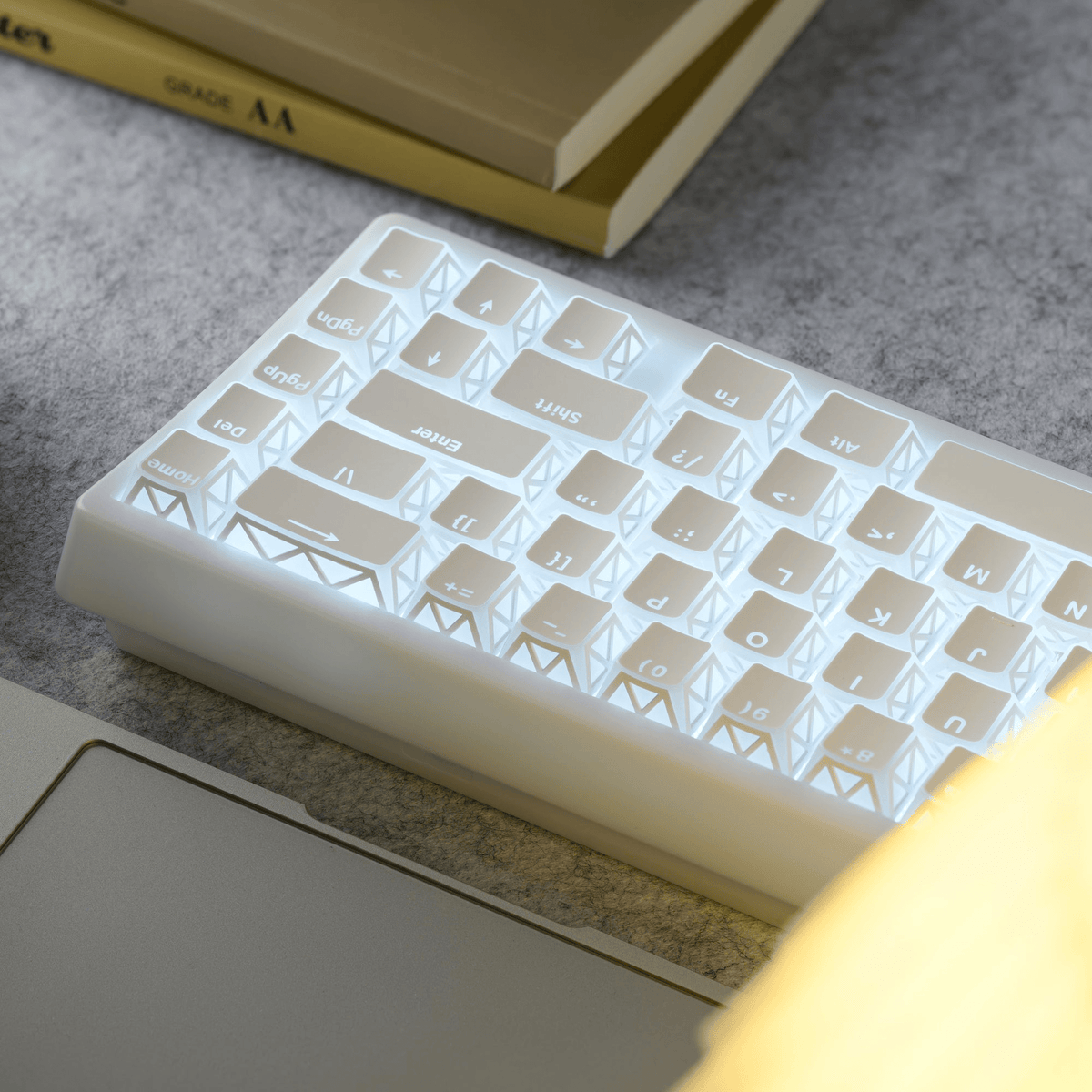 XVX PRISM Refraction Shine-Through Cherry Profile 130-Key PBT Keycap Set - Agenda365.com