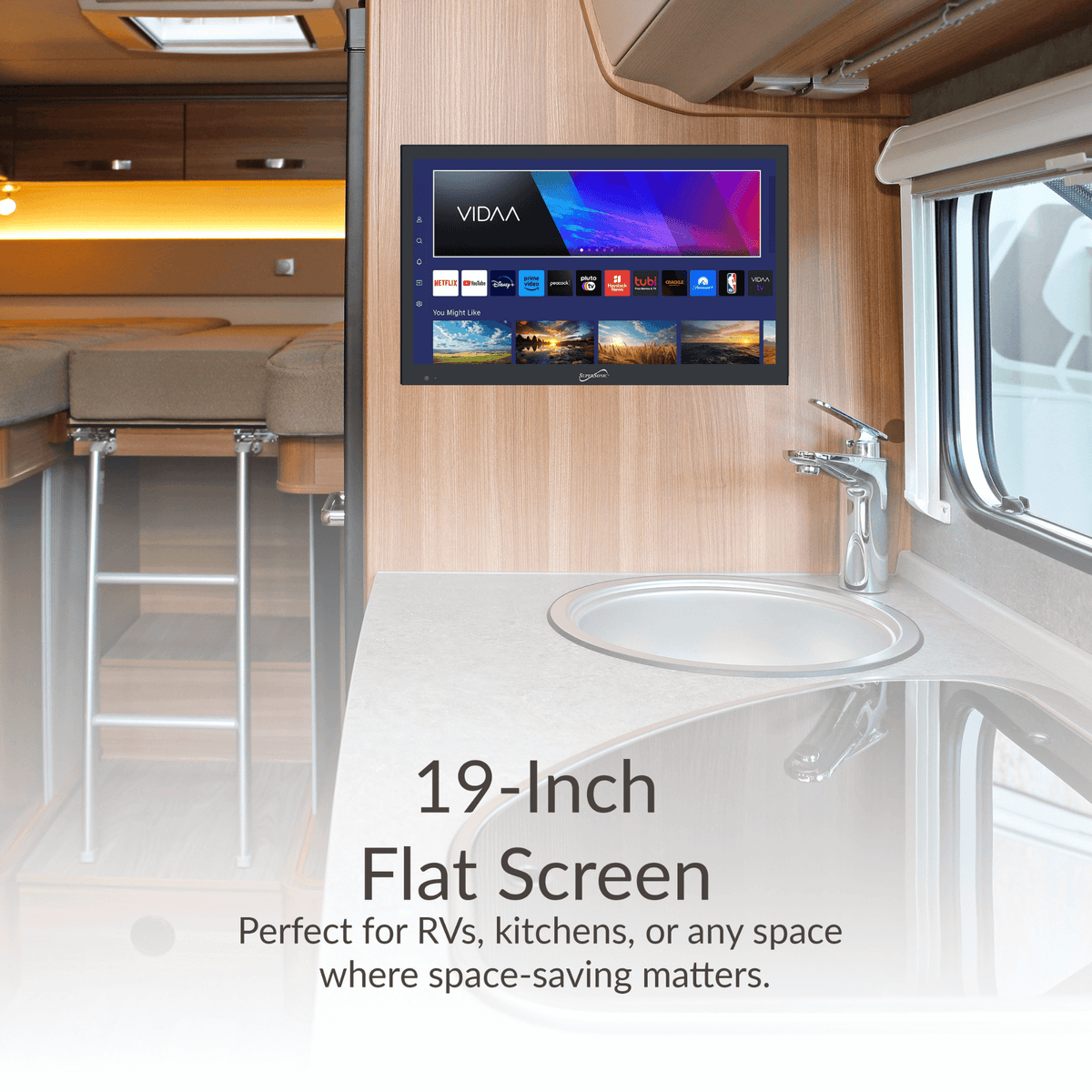 Supersonic 19" VIDAA ACDC Compatible LED Smart TV with Built-In WiFi - Agenda365.com